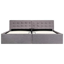 SKM Giroletto con Contenitore Grigio Talpa in Tessuto 180x200 cm