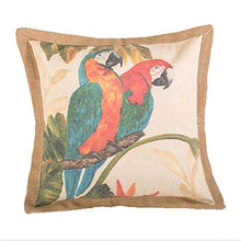 Xyfw 8 Pezzi Lino in Cotone di Cotone E Lino Cuscino Stampato Retro Flamingo Colour Cuscino per Divano Cuscino per Cuscino Cuscino per La Casa Decorazione Morbida (Non con Anima)