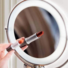 WZDD Specchio da Parete Trucco Bagno con Ingrandimento 5X, Specchio Ingranditore da Trucco con Luce LED, Specchio Cosmetico Illuminato