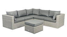 Giardino Mobili da giardino divano lounge di angolare garnitur Illias polyrattan