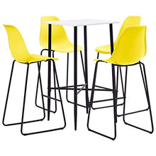 E E-NICES Set da Bar 5 pz in Plastica Giallo
