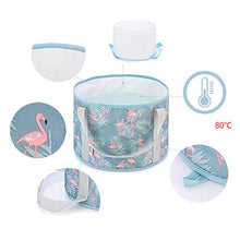 Lavabo pieghevole Resistente alle Alte Temperature, lavabo con Custodia, vaschetta per l'acqua con Manico, Comodo da trasportare