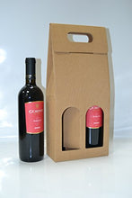 PZ 5 - SCATOLA PORTABOTTIGLIA DI VINO - 2 BOTTIGLIE -