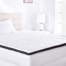 Amazon Basics - Coprimaterasso in gel e schiuma, spessore 7 cm, 140 x 190 cm