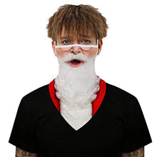 Amosfun 4 Pezzi Bandane per Il Viso di Natale Ghette per Il Collo Sciarpa per Il Viso Senza Cuciture Passamontagna Copriletto per Il Viso con Anelli per Le Orecchie per Adulti Uomini