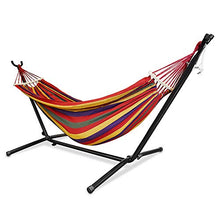Amaca con Supporto In Acciaio Super Resistente Diffusore In Legno per Stenditura perfetta, Brasiliana, Cotone, 320cm, Portata 200 kg, Supporto Resistene e tessuto Anallergico Certificato