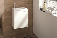 Allibert Mobili da bagno Set di mobili da bagno vormontiert Softclose della funzione Bianco Lustro lavabo 40 cm bagno mobili