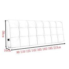 Cuscino da Comodino Cuscino Grande Softpack Posteriore, Letto Matrimoniale Camera da Letto Sfoderabile E Lavabile, 5 Colori tra Cui Scegliere, 8 Dimensioni CONGMING