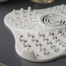 Huante - Set di 2 tappi per lavabo da cucina per la casa, per lavabo, per lavabo e lavabo, colore bianco e nero
