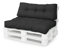 Spatium Cuscini per Pallet Euro Schienale 20 cm di spessore, Antracite, 60 x 40