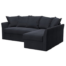 Soferia Fodera Extra Ikea HOLMSUND Divano Letto angolare, Tessuto Classic Steel