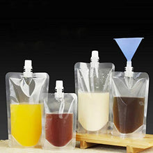 HEMOTON 50 Pezzi di Sacchetti per Bevande Sacchetti di Bevande Sacchetti di Bevande Sacchetti Riutilizzabili Sacchetti di Beccuccio Liquidi Pallone da Crociera per Bevande Subdole (100 Ml)
