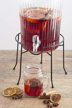 Kilner 0025.767 Supporto per dispenser di bevande rotonde e vintage da 5 e 8 litri , 21 x 18.5 x 21 cm