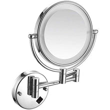 BJH Specchio per Il Trucco per Il Bagno/Specchio per vanità/a Parete Pieghevole a Parete Pieghevole