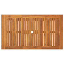 SKM Set da Pranzo da Giardino 5 pz in Legno Massello di Acacia (45.8kg)