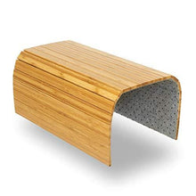 BamBooBox - Ripiano per Divano/Divano, in bambù, per Bevande, Snack, ECC. - poggiabraccia in Legno Massiccio - Arredi Casa