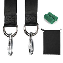 CHEYLIZI Cinghie per Amaca All'aperto - Durevole Extra Lungo 150cm Pendenti Kit di Sospensione con Pastiglie di Protezione per Amache e Altalene da Campeggio (Carico Massimo 500 kg)