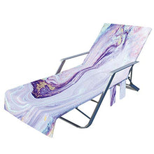 Sdfsa - Coprisedia da spiaggia per chaise longue con tasche laterali per piscina, sdraio, prendisole, vacanza