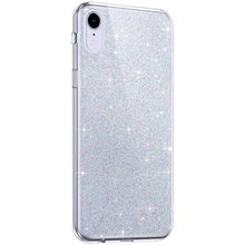 Saceebe Compatibile con iphone XR Custodia Silicone Transparente TPU Glitter Brillare Colore sfumato Custodia TPU Silicone Morbida Glitter TPU Cover Custodia Cover [Antigraffio],transparent