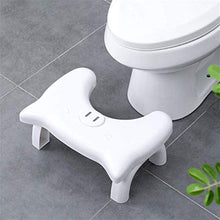 Adesign Sgabello da Toilette Pieghevole, Antiscivolo Bagno Toilet Step Sgabello, Antitipazione Sgabello Naturale e Confortevole