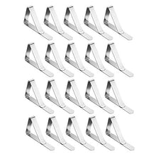 DaMohony, clip per tovaglia in acciaio inox, 12 pezzi