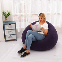 Tongdejing Aufblasbarer Sitzsack Stuhl, faltbare Beflockung Aufblasbare Lazy Sofa Liege Couch Ultra Soft für zu Hause Wohnzimmer Schlafzimmer Dekor Haustier - Arredi Casa