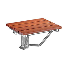 MGMDIAN Sedia da Doccia Pieghevole in Legno massello Sgabello da Bagno per Anziani Sedile da Bagno per Il Bagno Sedia da Parete Accessori da Bagno