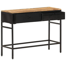 vidaXL Credenza 100x35x77 cm in Legno Massello di Mango Grezzo
