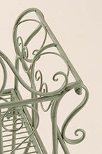 Mendler Panchina Stile Romantico CP029 46x128x94cm Verde Antico