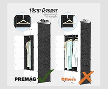 ZCY PREMAG Ideal Storage Organizer Armadio cubo Armadio Portatile Combinazione Armadio, Armadio modulare per Risparmio di Spazio (10 cubi)