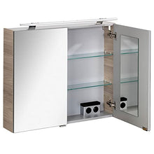 FACKELMANN - Set di mobili da bagno, 5 pezzi, colore: marrone chiaro
