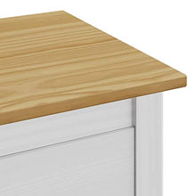 Comodino con 1 cassetto e 1 ripiano per soggiorno, camera da letto, lato divano, 46 x 35 x 49,5 cm (L x P x A) bianco e legno chiaro