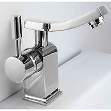 Bagno Lavabo Miscelatore Monocomando Rubinetto Mixer Moderno Cromo Girabile
