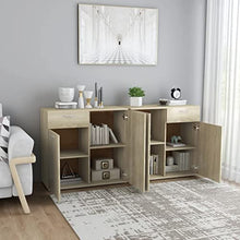 vidaXL Credenza Bianca 160x36x75 cm in Truciolato