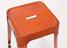 Links - Urban A21 - Set 4 sgabelli. Dim: 35x35x45 h cm. Col: Marrone. Mat: Metallo.