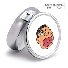 TIANAIS - Contenitore rotondo per pillole, stile Doraemon, 107 pillole, è abbastanza piccolo da adattarsi facilmente in una borsa