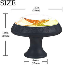 Arcobaleno glitterato multicolore Pomelli per Porta Set di 4 Pomelli per Mobili Manopole per Cassetti Cucina Armadio Vetro