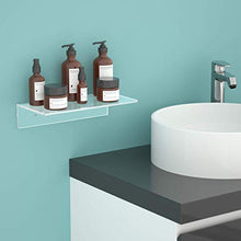 Set da parete in acrilico galleggiante, 2 pezzi, per camera da letto, colore: grigio