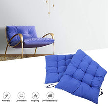 HERCHR Cuscini da Patio per Chaise Longue, Cuscino per Sedia con Schienale Alto per Sedia a Dondolo con 6 Lacci(48x125x8cm)