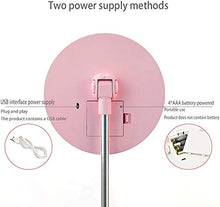 Trucco specchio con luci Specchio per il trucco LED Trucco a LED TAUP TOUCH PULSANTE REGOLABILE LIGHT PORTATILE DUAL ALIMENTAZIONE ALIMENTAZIONE Specchi cosmetici illuminati per il comò da bagno LBWAR