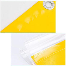 YJSMB All'aperto Impermeabile Tende, Robusto Pannello Laterale Divisori Vento/Pioggia Protezione Telone per Gazebo da Giardino, Pergolato (Color : Yellow, Size : 2.5x2.5m/8.2x8.2ft)