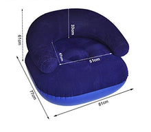 ZYLE Singolo Svago Gonfiabile di personalità del sofà del sofà Pigro (Color : Blue)