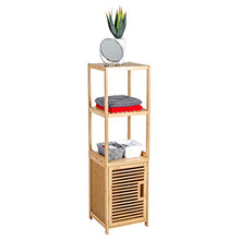 Axentia Armadietto da Bagno con 2 Ripiani, Legno ingegnerizzato, ca. 33 x 115 x 33 cm