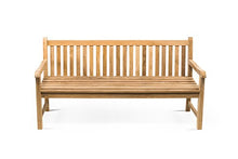 RSPL Panchina in Vero Teak Naturale Lunghezza 180 cm - arredo Giardino Stile Inglese coloniale
