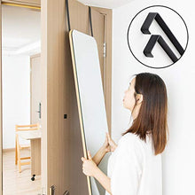 Specchio a Figura Intera Dietro la Porta Specchio da Parete per Camera da Letto Specchio da toeletta per Bagno Specchio per (Color : Woood, Size : 35 * 120cm)