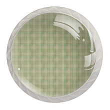 Maniglie per cassetti Manopole per cassetti Manopole rotonde Confezione da 4 per armadietto, cassetti, cassettiere, cassettiere ecc - Griglia verde chiaro