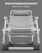 Sywlwxkq Oversize Zero Gravity Patio Chaise Longue Sedia Pieghevole in Giardino e all'aperto Poltrona reclinabile da Spiaggia Supporta 200 kg con Cuscini