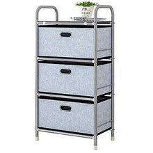 WJQ Cassettiera Verticale Storage Tower 3 cassetti cassettiera, Versatile, Dimensioni perfette, Design Leggero, Ideale per armadi, camere da Letto