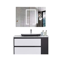 JIAGU Combinazione per Mobile da Bagno Semplice Bagno Specchio per lavabo per lavabo per lavabo (Color : Black, Size : 50x60x48cm)