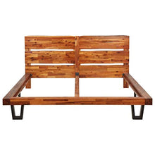 FAMIROSA Giroletto con Bordi Vivi in Legno Massello di Acacia 160 cm